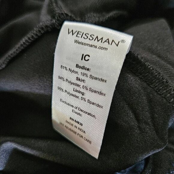 Weissman NWOT child intermediate dance costume black lyrical contemporary costum - Picture 7 of 10